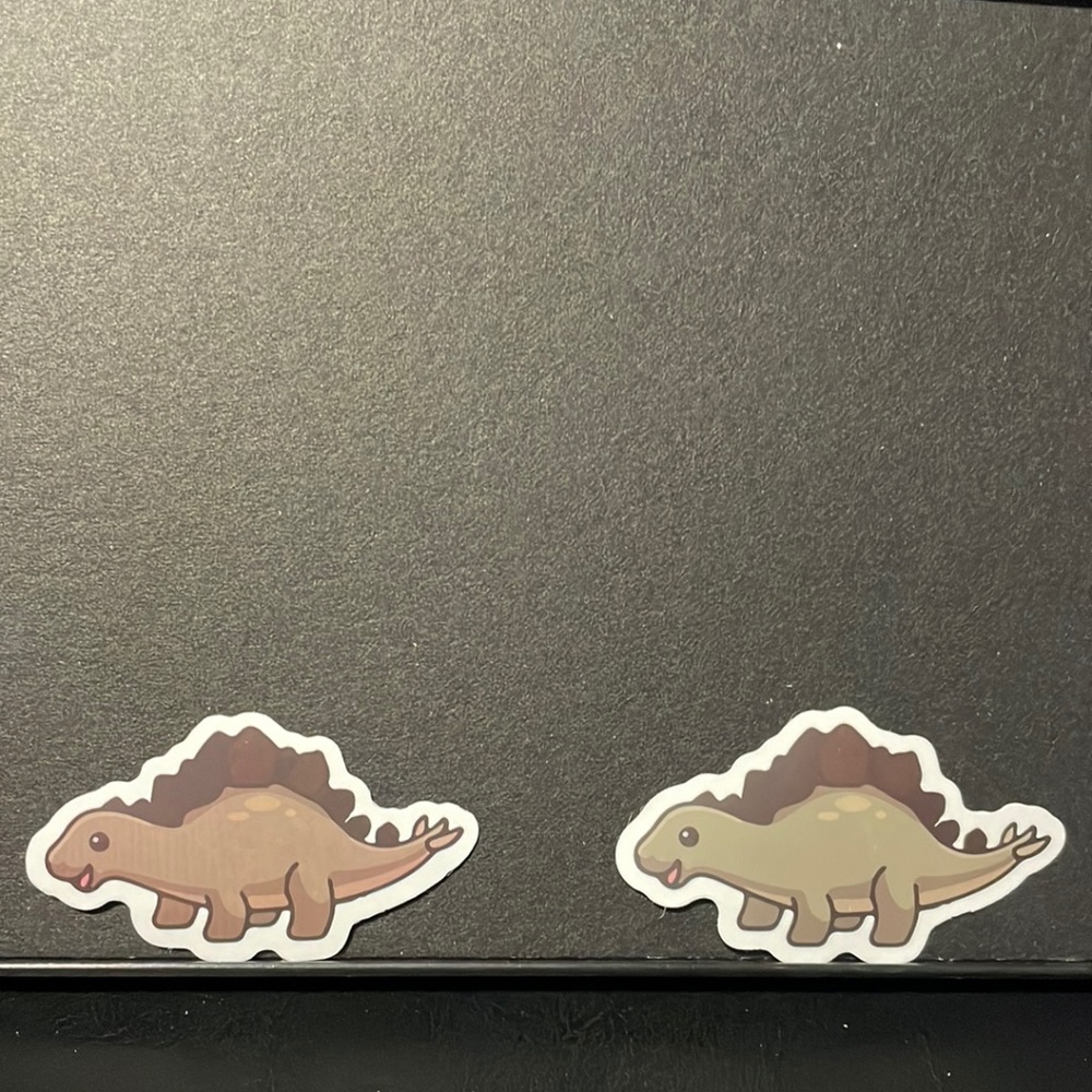 DINOSOUR STICKERS X 2